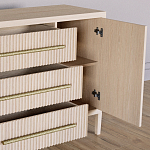 Буфет Primo с тремя ящиками и двумя фасадами Светлый дуб варинант исполнения - 6 | Loft Concept в Омске