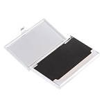 Визитница карманная металлическая с накладкой из натурального камня Апатит Stone Business Card Holders варинант исполнения - 3 | Loft Concept в Омске