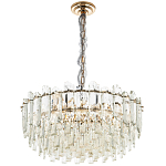 Круглая многоярусная люстра с хрустальным декором Cascade Waterfall Crystal Chandelier 12 варинант исполнения - 2 | Loft Concept в Омске