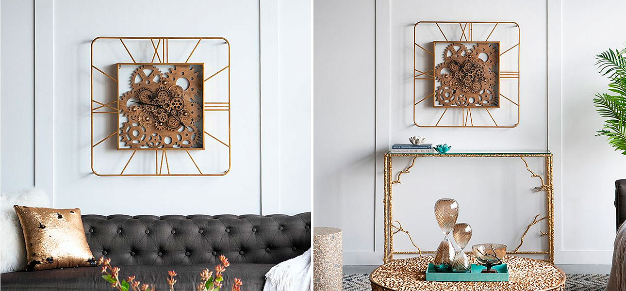 Часы квадратные на стену Colin  - Loft-Concept в Омске