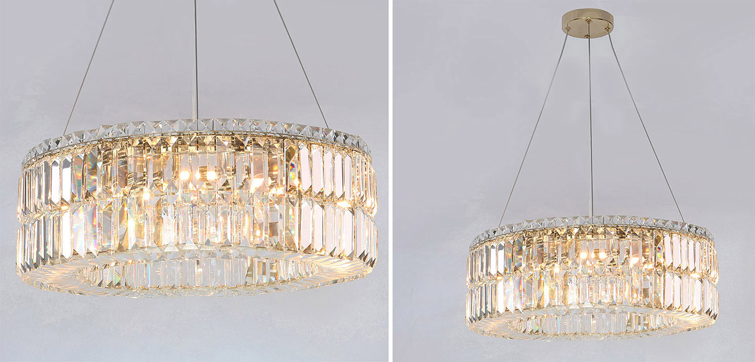 Люстра Darleen Crystal Gold Chandelier 12 Люстра Darleen Crystal Gold Chandelier 12 - Loft-Concept в Омске