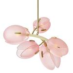 Дизайнерский Светильник Lilly Pink Tulip Lamp розовый плафон  варинант исполнения - 1 | Loft Concept в Омске