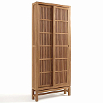 Шкаф из массива тика Okino Wood Cabinet варинант исполнения - 4 | Loft Concept в Омске