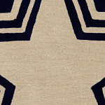 Дизайнерский ковер в виде звезды Poltronova Tappeto Stellina  Navy Blue Grey Rug варинант исполнения - 5 | Loft Concept в Омске