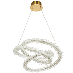 Фигурная люстра украшенная кристаллами из хрусталя Gilbertine Crystals Twisted Chandelier варинант исполнения - 2 | Loft Concept в Омске