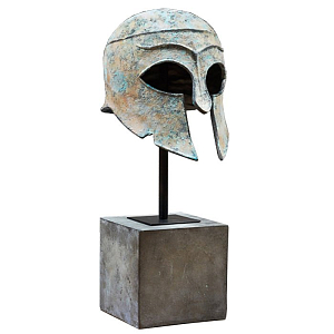 Аксессуар винтажный шлем на подставке