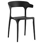 Черный стул из прочного PP-пластика JORIS варинант исполнения - 1 | Loft Concept в Омске