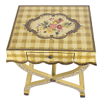 Приставной столик с ящиком в стиле ретро Vintage Rustic Tablecloth варинант исполнения - 4 | Loft Concept в Омске