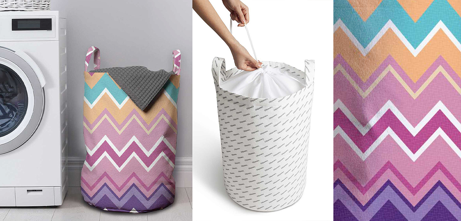 Корзина Color Zigzag Basket Корзина Color Zigzag Basket - Loft-Concept в Омске