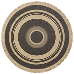 Ковер из комбинированного состава с узором Circles of goodness варинант исполнения - 1 | Loft Concept в Омске