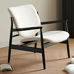 Кресло с каркасом и ножками из древесины и мягкими сиденьем и спинкой Venice варинант исполнения - 2 | Loft Concept в Омске