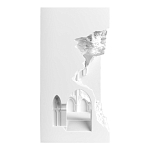 Встраиваемый в стену гипсовый светильник под покраску с эффектом разрушенной стены Antiquity Athena варинант исполнения - 4 | Loft Concept в Омске