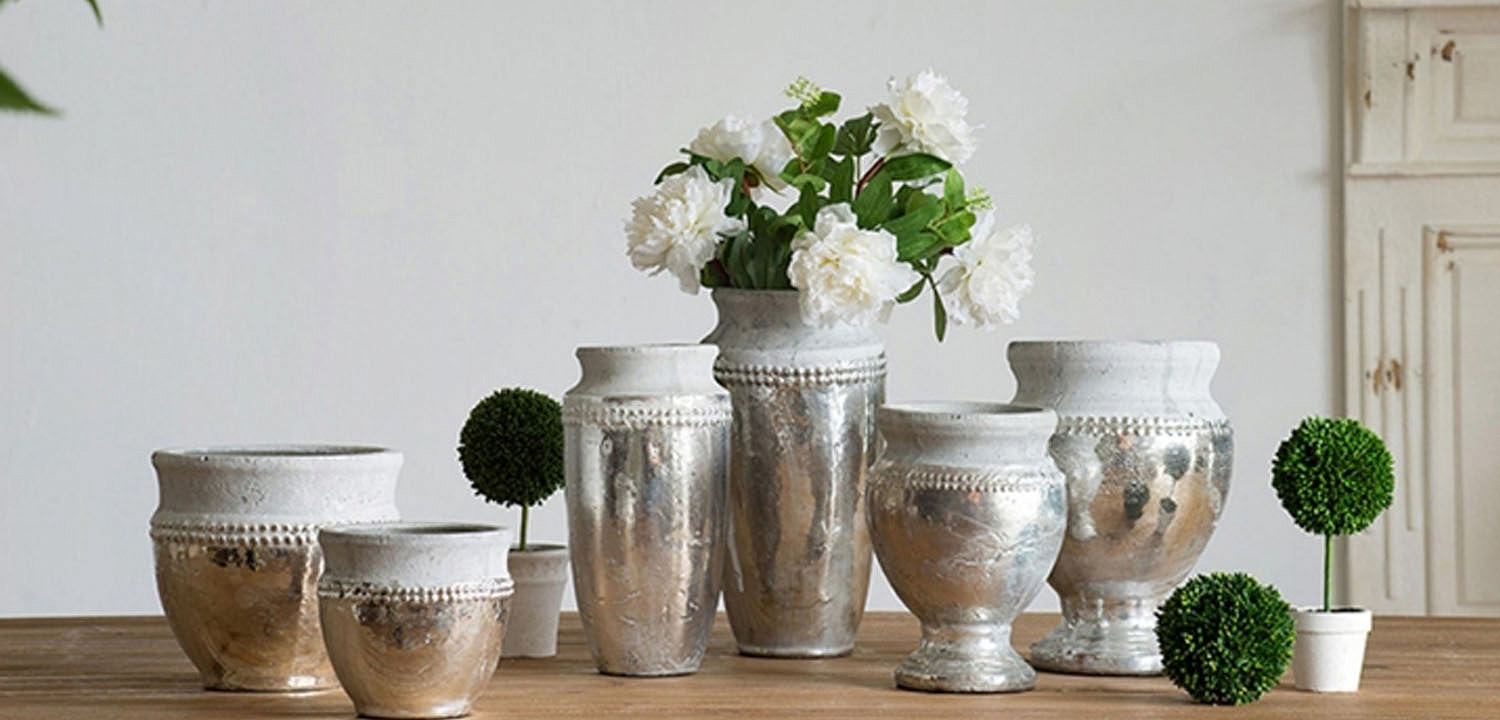 Ваза Vase Argenta silver 27 Ваза Vase Argenta silver 27 - Loft-Concept в Омске