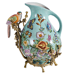 Кувшин с птичкой и  цветочным рисунком Blue Garden варинант исполнения - 1 | Loft Concept в Омске