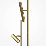 Напольный торшер светодионый золотой Lumen Duo варинант исполнения - 2 | Loft Concept в Омске