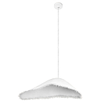 Подвесной светильник с асимметричным волнообразным абажуром и фактурной бахромой по краю Tactile Line варинант исполнения - 4 | Loft Concept в Омске