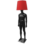 Лампа MALE MANNEQUIN LAMP с абажуром открытый позинг варинант исполнения - 1 | Loft Concept в Омске