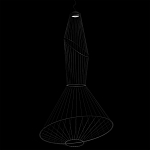 Подвесной светильник из металла Geometry of Beauty варинант исполнения - 4 | Loft Concept в Омске