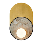 Бра с каменным диском в металлической раме Sandstone Painting варинант исполнения - 1 | Loft Concept в Омске