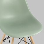 Пластиковый стул на ножках из массива бука Eames Mint варинант исполнения - 7 | Loft Concept в Омске