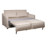 Диван двухместный раскладной светло-серый с кантом Pride варинант исполнения - 2 | Loft Concept в Омске