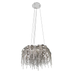 Люстра подвесная круглая с изогнутыми металлическими дугами и ниспадающими цепочками 65 см Atlantis Chain варинант исполнения - 12 | Loft Concept в Омске