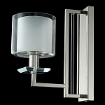 Бра с геометрическим каркасом из металла и цилиндрическим стеклянным плафоном Laurent варинант исполнения - 3 | Loft Concept в Омске