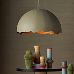 Подвесной светильник в форме купола с сочетанием золотого и оливкового цвета Eggshell варинант исполнения - 3 | Loft Concept в Омске