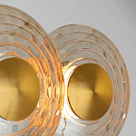 Бра из трех стеклянных фактурных дисков Eyepiece варинант исполнения - 4 | Loft Concept в Омске