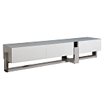 Тумба под телевизор со стеклянным фасадом Modern TumbvTV варинант исполнения - 1 | Loft Concept в Омске