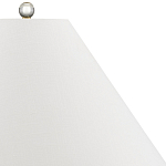 Настольная лампа овальная с тропическим принтом Stylized Aalm Leaves Motif варинант исполнения - 3 | Loft Concept в Омске