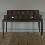 Премиальная Консоль с тремя ящиками Elsa Dreams Walnut варинант исполнения - 3 | Loft Concept в Омске