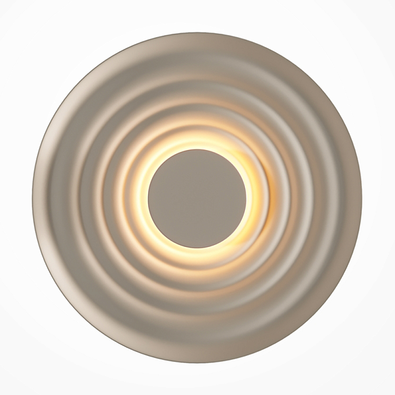 Бра круглое Soft Halo бежевый Бежевый в Омске | Loft Concept 