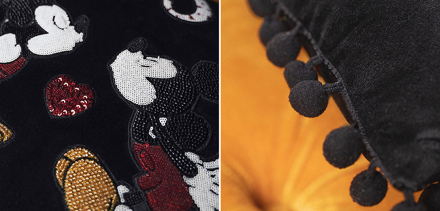 Декоративная подушка с Аппликацией и пайетками Gucci Mickey and Minnie Mouse Декоративная подушка с Аппликацией и пайетками Gucci Mickey and Minnie Mouse - Loft-Concept в Омске