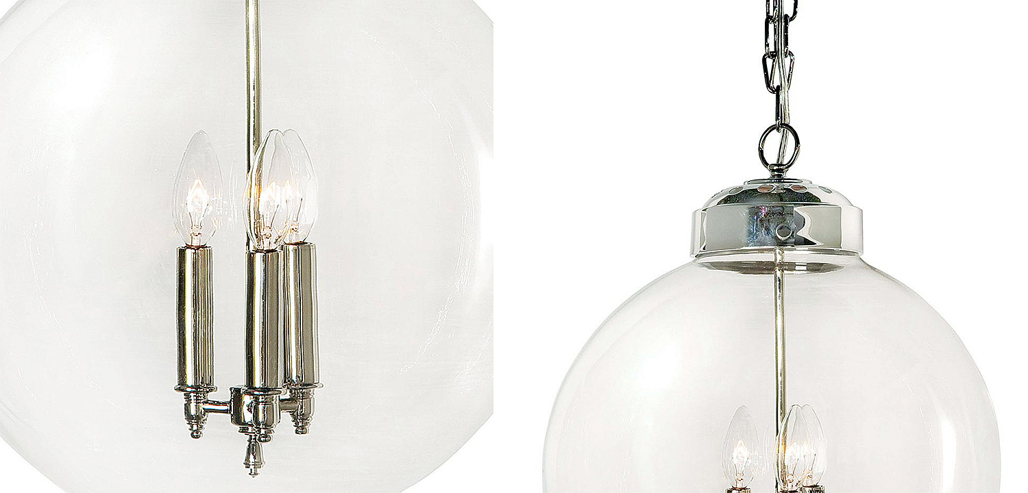 Подвесной светильник Conor Globe Hanging lamp Silver Подвесной светильник Conor Globe Hanging lamp Silver - Loft-Concept в Омске