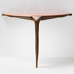 Дизайнерская консоль деревянная на одной ножке Poltronova Gallino Connsole Table варинант исполнения - 2 | Loft Concept в Омске