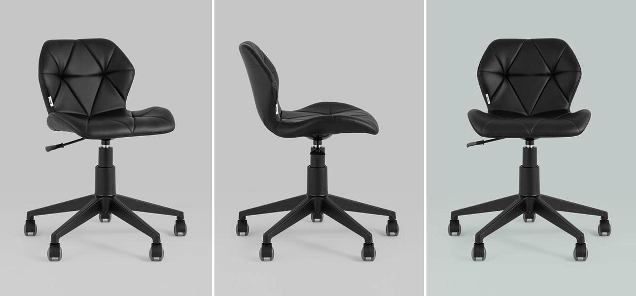 Офисный Стул Jeroen Chair Черная Экокода Офисный Стул Jeroen Chair Черная Экокода - Loft-Concept в Омске