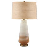 Настольная лампа фарфоровая с узором на корпусе Junction Place варинант исполнения - 3 | Loft Concept в Омске