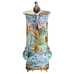 Ваза из фарфора с птицей на бронзовой ветке Garden of Eden варинант исполнения - 3 | Loft Concept в Омске