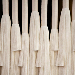 Декор на стену Белые Кисти Wall decor White Tassels варинант исполнения - 1 | Loft Concept в Омске