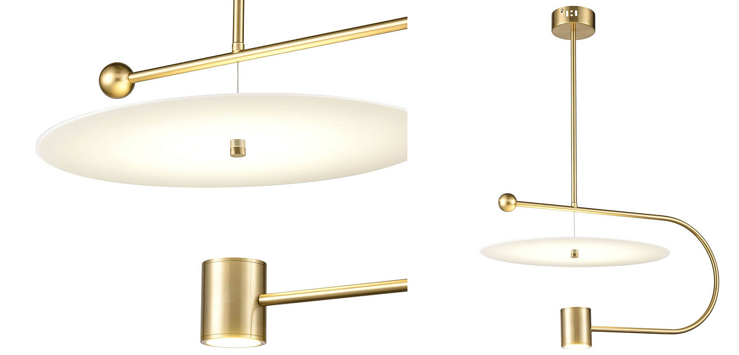 Подвесной светильник Gaspar Half Oval Подвесной светильник Gaspar Half Oval - Loft-Concept в Омске