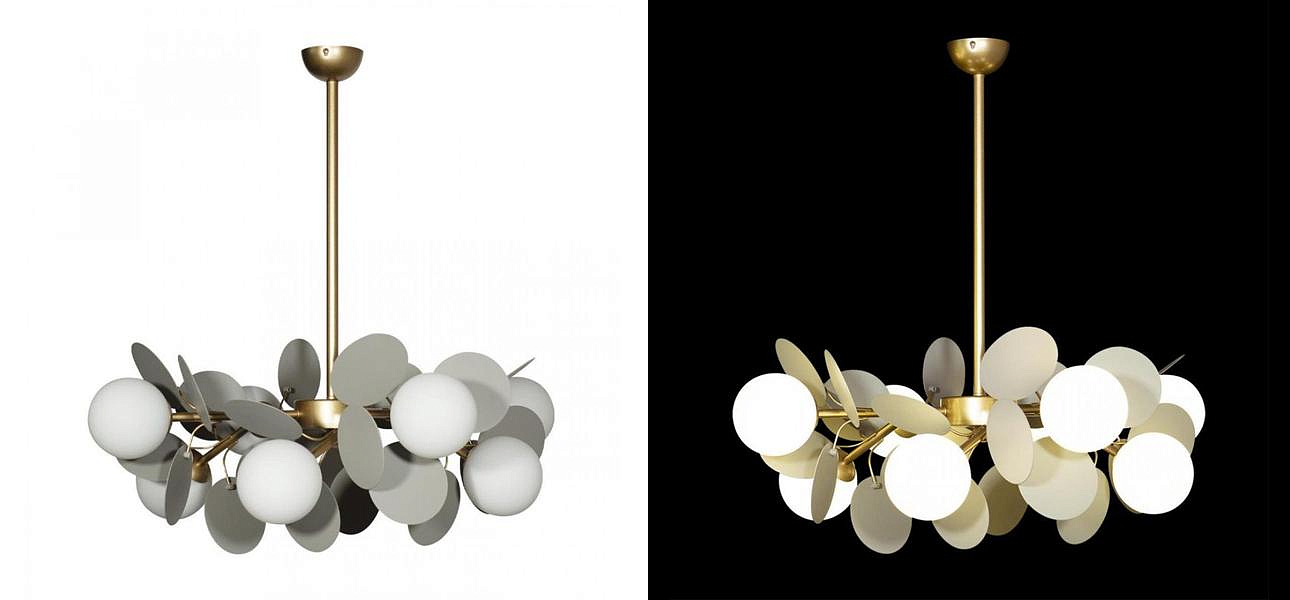 Люстра MATISSE Chandelier Gray 8 ламп Люстра MATISSE Chandelier Gray 8 ламп - Loft-Concept в Омске