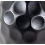 Столик журнальный с круглой деревянной столешницей на черном фактурном основании Bourgeon варинант исполнения - 6 | Loft Concept в Омске