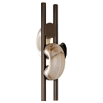 Бра  с фигурным мраморным рассеивателем Spiral of Warm Light варинант исполнения - 9 | Loft Concept в Омске