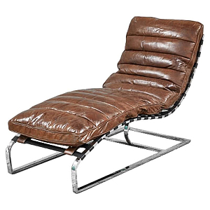 Кушетка из Натуральной Винтажной Кожи