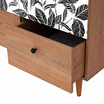 Шкаф с принтом Leaf bouquet варинант исполнения - 3 | Loft Concept в Омске