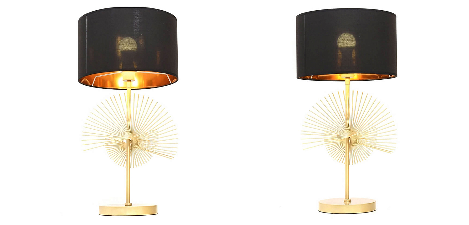 Настольная лампа Genoveva Table lamp black Настольная лампа Genoveva Table lamp black - Loft-Concept в Омске