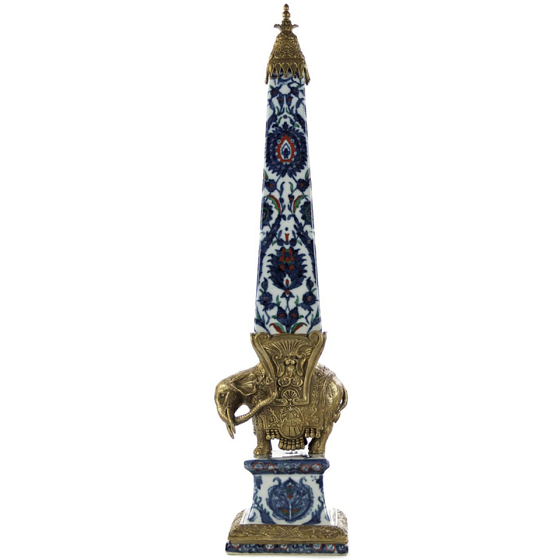 Фигурка The erected obelisk Бронза Белый Синий Красный Фигурка The erected obelisk Бронза Белый Синий Красный в Омске | Loft Concept