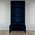 Книжный Стеллаж Elsa Dreams Blue с задней стенкой варинант исполнения - 4 | Loft Concept в Омске