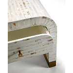 Тумбочка прикроватная Amo Bone Inlay Bedside Almond варинант исполнения - 2 | Loft Concept в Омске